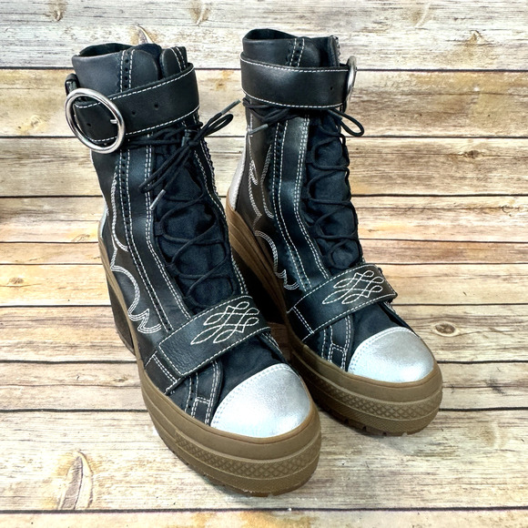 Converse Chuck Taylor All-Star Womens RARE GR-82 Space Cowgirl Western Boots 8 - Picture 1 of 9